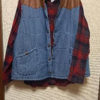 3Lネルシャツ★レディース(中古)の画像
