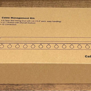 【未使用】高級 配線カバー ブラック × 3本 Stageek社製の画像