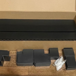 【未使用】高級 配線カバー ブラック × 3本 Stageek社製の画像