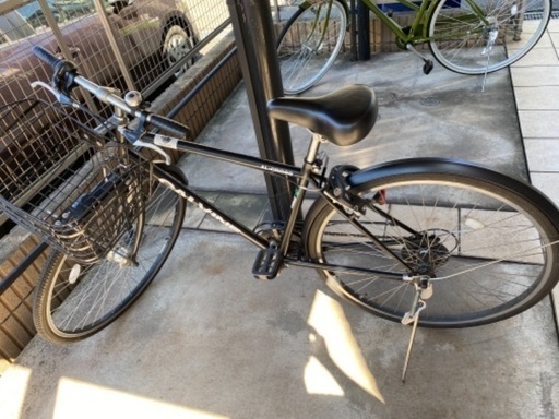 13,500円】27インチ・黒・クロスバイク中古 （CAVALLO クロス