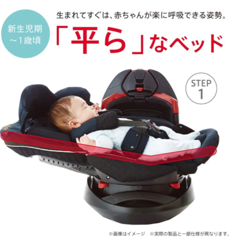 Aprica アップリカ ISOFIX固定 新生児から使える回転式 美品！
