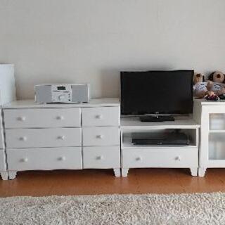 家具 リビング収納4点セット