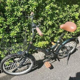 シマノ６段ギア付き折り畳み自転車