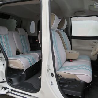 ★8インチナビ・バックカメラ・シートカバー付2トーンカラームーヴキャンバス★の画像