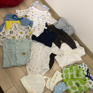 9.25掲載終了★最終価格★秋冬これから使える肌着、ロンパース　...