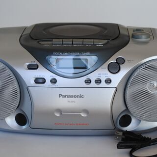 値下げしました【動作良品】■Panasonic ＣＤラジオカセット RX-D12 ■超美品の画像