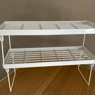 ！専用！ダイソーの「積み重ね整理棚」2つセット！