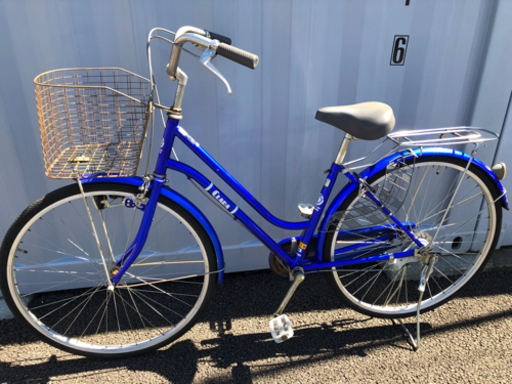 No.212【ノーマルライト,変速なし】★激安★ 中古自転車 ママチャリ  27インチ 軽整備済み 安い 防犯登録 町田市 麻生区 神奈川