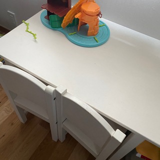 IKEA キッズ　机　椅子　ままごと　SUNDVIK