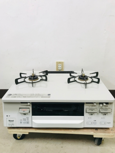 取引場所　南観音　A 2109-281 ガスコンロ　KG66VTWL リンナイ　ホワイト　LPガス