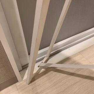 【無料】姿見　鏡　白　自立の画像