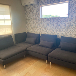 ソーデルハムン　IKEAソファー　綺麗です