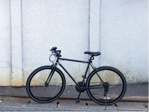 【クロスバイク】CRACKER  ライト、空気入れ付き