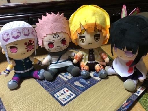 鬼滅と呪術のぬいぐるみ