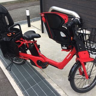 地域限定送料無料 パナソニック ギュットアニーズ 三人乗り 子供乗せ