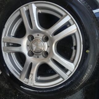 ４穴!155/65/14インチ→ホイールに何ヶ所かキズがあります...