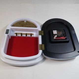 桂由美 GIFTCOLLECTION オルゴール、キーケース付き 掛け時計 新品未使用 動作確認済の画像