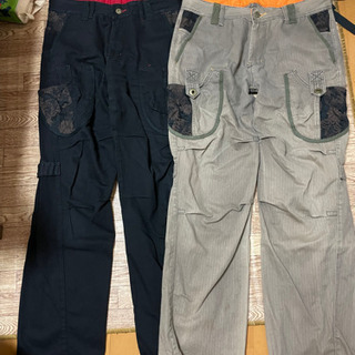 中古デニム　和柄刺繍　絡繰魂　胤富仁帝　5点　引き取りのみの画像