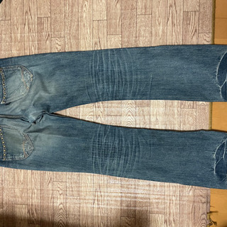 中古デニム　和柄刺繍　絡繰魂　胤富仁帝　5点　引き取りのみの画像