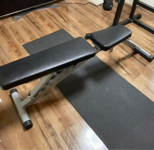 早い者勝ち!STEELFLEX GFID135 フラットベンチ&インクライン＆デクライン 定価33000円