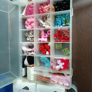 手芸用品一式　子供ヘアアクセサリー、フェルト、　グルーガン、