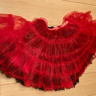 【値下げ】【美品】チュールスカート 赤黒セット（衣装用）の画像