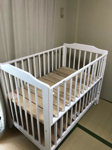 KATOJI  ベビーベッド(レギュラーサイズ  ホワイト)