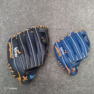 野球　グローブ　親子セット　（中古品）の画像