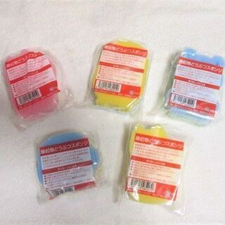 ☆新品☆縁起物どうぶつスポンジ　5個セットの画像