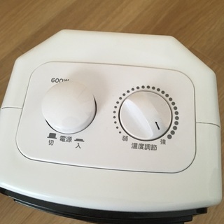 ミニファンヒーター　専用箱＋説明書付の画像