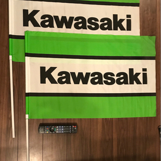 Kawasakiカワサキフラッグ　2つ