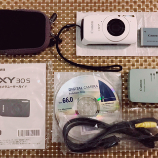【決まりました】CANON  IXYデジタル 30S ホワイトの画像