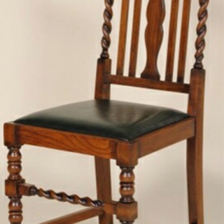 英国アンティーク オーク材チェア 4脚セット