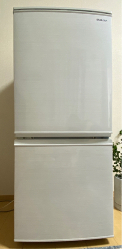 SHARP SJ-D14E-W 2019年製 137L 冷蔵庫