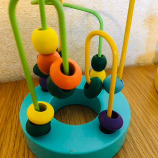 美品　ミニルーピングセット　知育おもちゃの画像