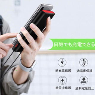 【新品未使用】モバイルバッテリー 26800mah 大容量【令和新設計 急速充電】残量表示 2USB出力ポート 持ち運び 携帯充電器 PSE認証済 バッテリー Android/その他のスマホ/タブレット対応の画像