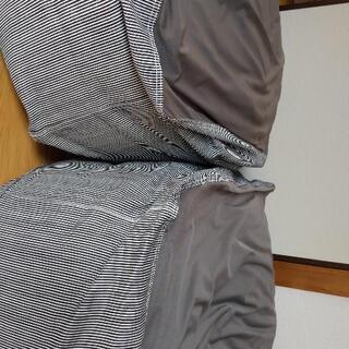 受付終了2個セット 無印良品 体にフィットするソファ・セット・綿...