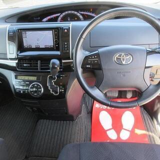 トヨタ　エスティマ【自社ローン対応可】ＨＤＤ地デジ・バックカメラ・ＷＰスラ・スマートキー・ＥＴＣ・７人乗り・ＨＩＤの画像