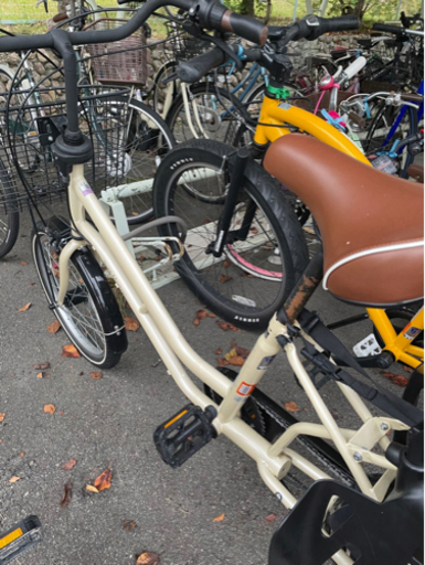 子ども乗せ自転車(非電動) 20インチ 後席のみ 3段切替