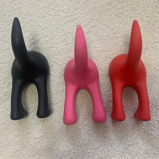 IKEAフック犬のしっぽ3色セット新品の画像