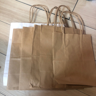紙袋　茶色　まとめて