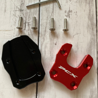 PCX サイドスタンドカバー　キックスタンドカバー　レッド　六角レンチ付き♪ バイク用品の画像
