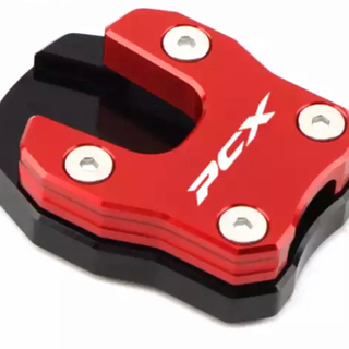 PCX サイドスタンドカバー　キックスタンドカバー　レッド　六角レンチ付き♪ バイク用品の画像