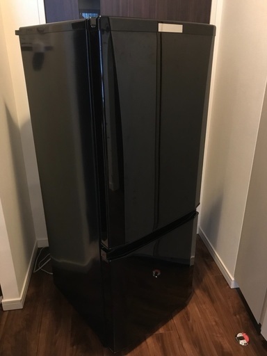 一人暮らし 三菱  2ドア冷蔵庫（146L）MR-P15Z-B  ブラック