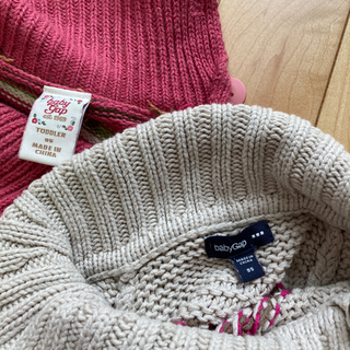 女の子　95cm 冬用ワンピース　2点の画像