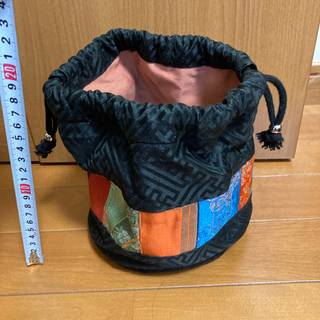 手作りポーチ黒　　¥150