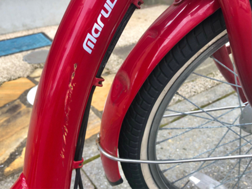 子乗せ自転車　使用２年　非電動　ふらっか〜ずシュシュ