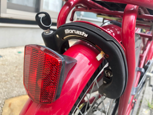 子乗せ自転車　使用２年　非電動　ふらっか〜ずシュシュ