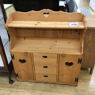 KI-124【ご来店頂ける方限定】パイン材　カントリーキャビネット KI-124【ご来店頂ける方限定】パイン材 カントリーキャビネット