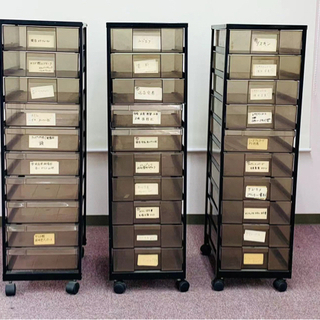 スチール書類収納ケース 3個セット　収納ラック 収納BOX スチ...